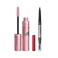 SET MAYBELLINE MASCARA SKY HIGH + LAPIZ DE CEJAS TATTOO BROW 36H